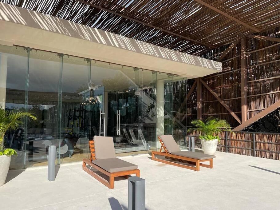 トゥルムLoft En Aldea Zamaアパートメント エクステリア 写真