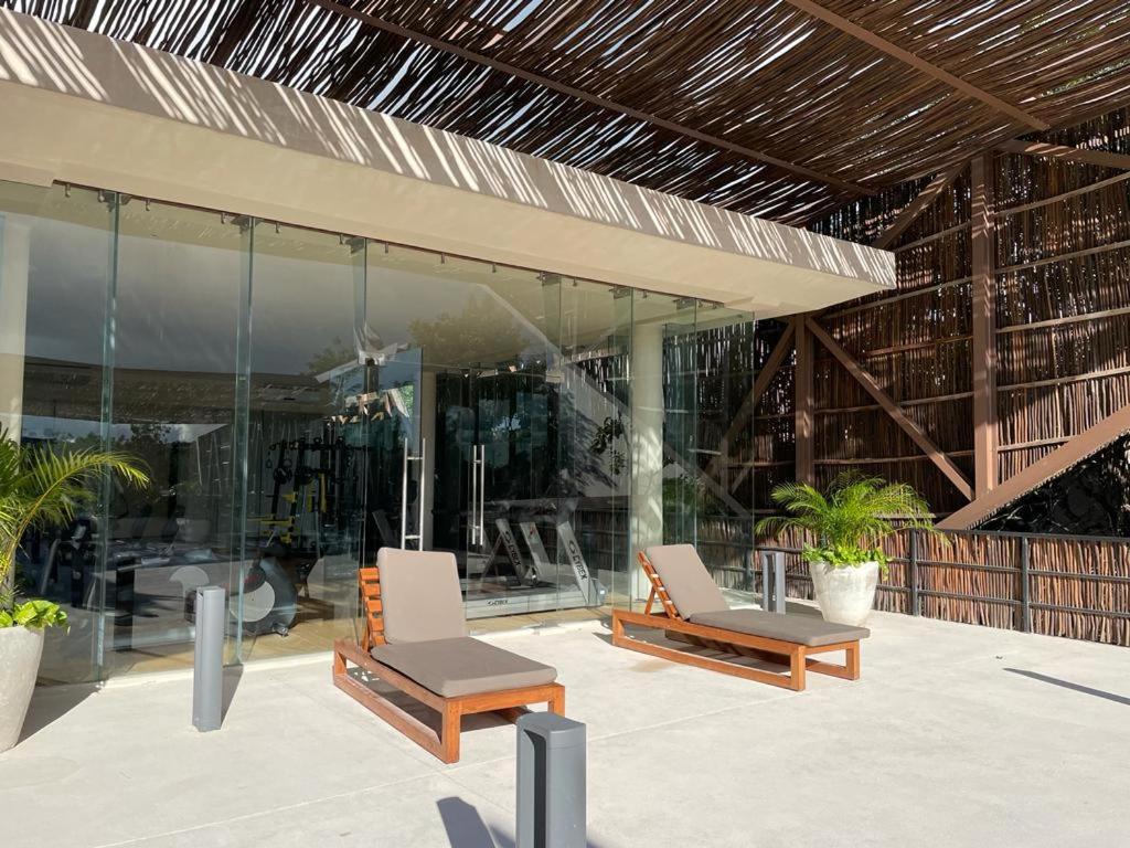 トゥルムLoft En Aldea Zamaアパートメント エクステリア 写真
